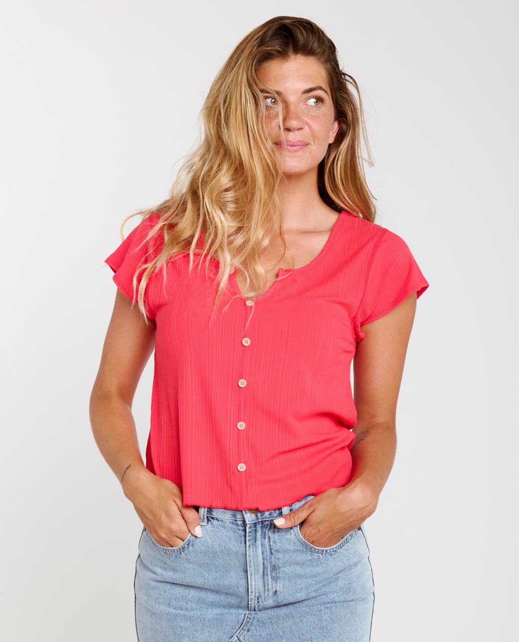 Amantea Rib Chemisier à manches courtes, RIP CURL