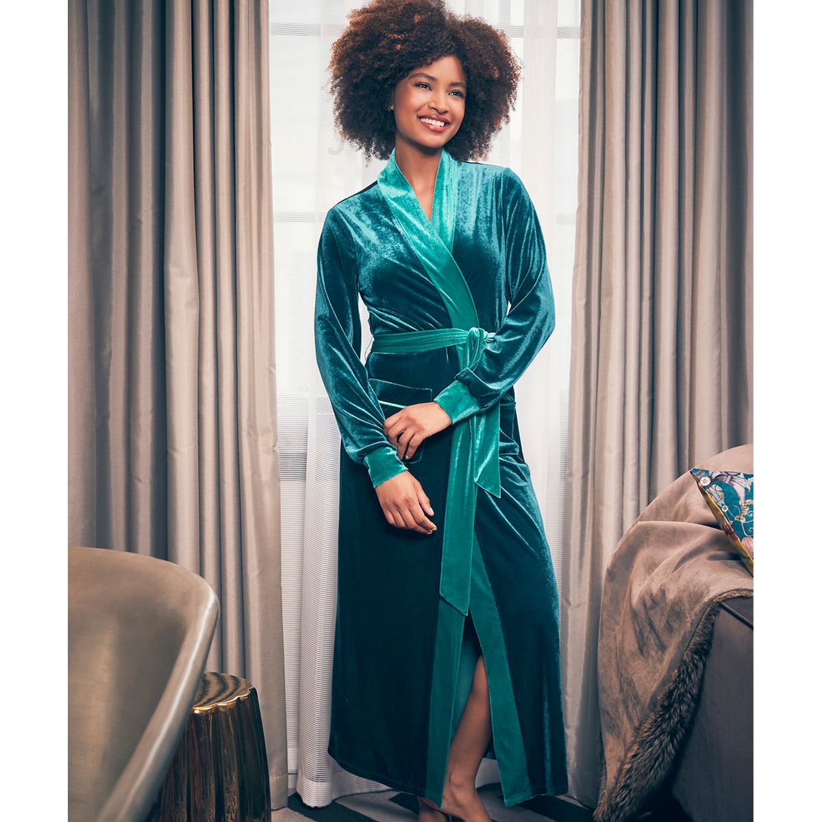 Robe de chambre femme luxe La Redoute