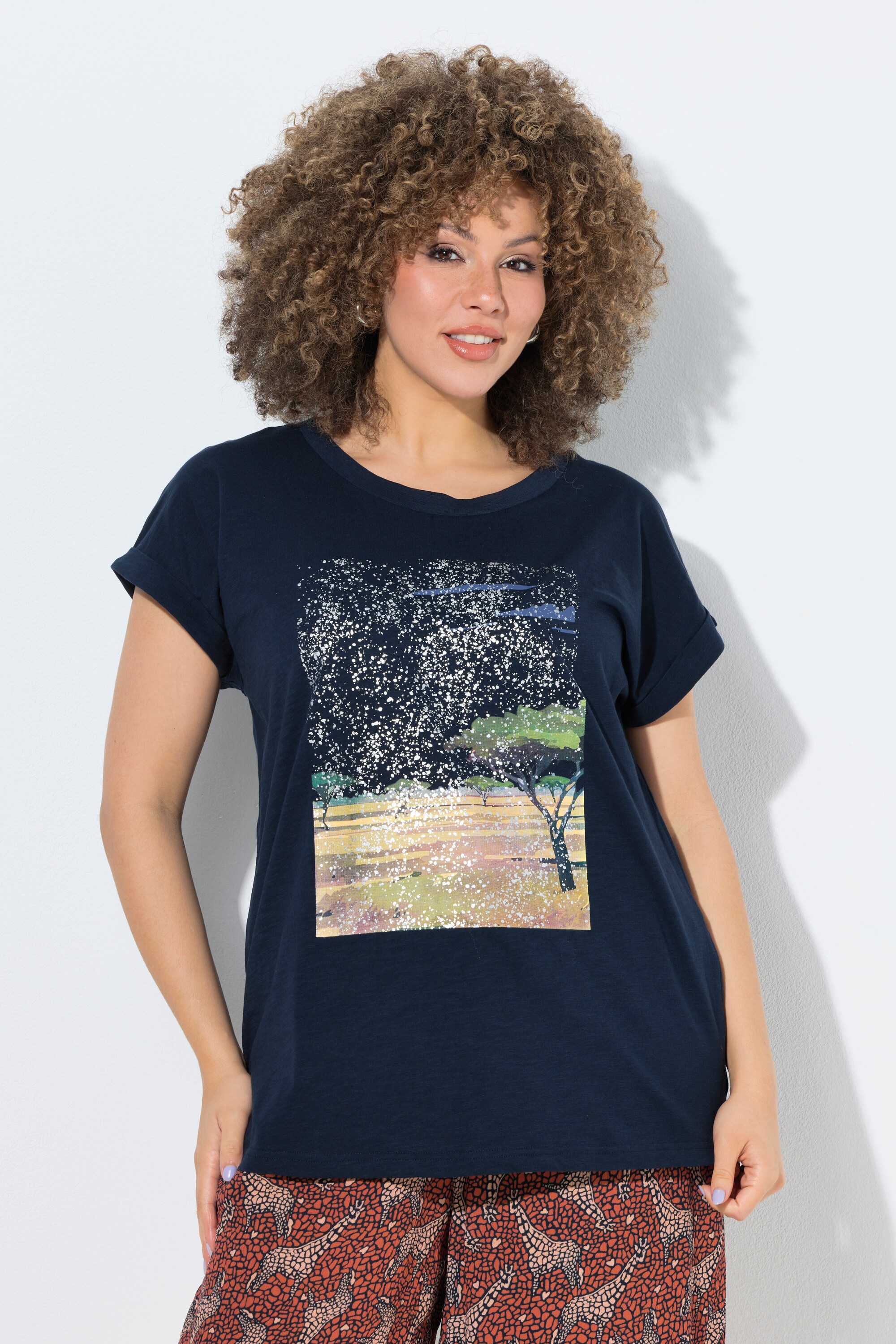 T-shirt oversize, motif savane, ULLA POPKEN