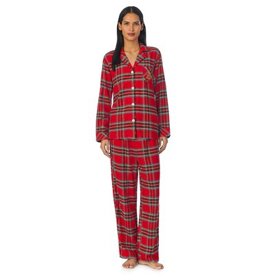 Pyjama met lange mouwen in katoen LAUREN RALPH LAUREN