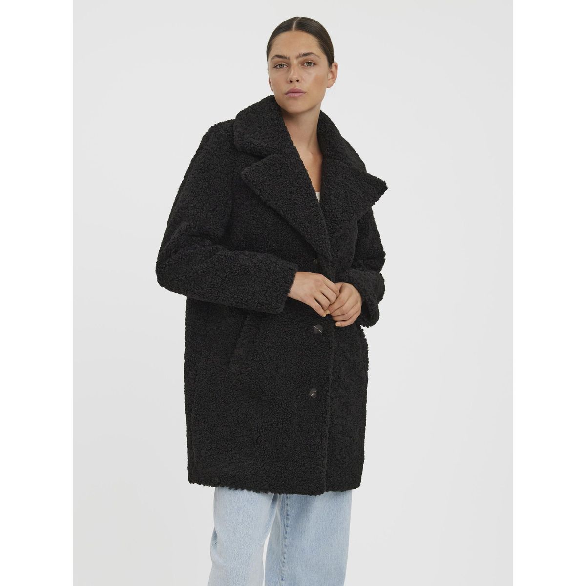 Manteau peluche femme h&m best sale