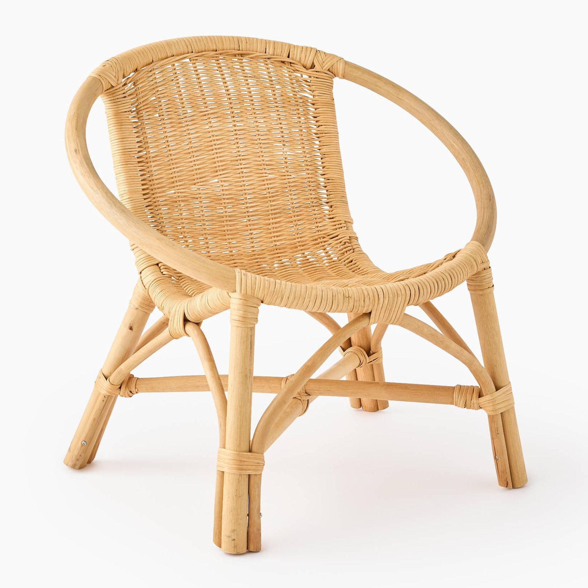 Chaise enfant, 51x38x53 cm, en rotin, MONOPRIX