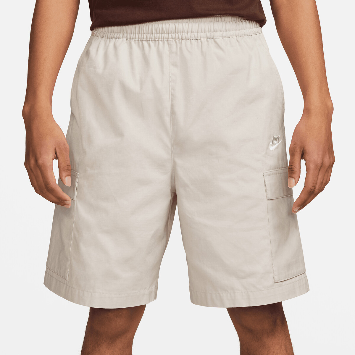 Men cotton nike clearance shorts