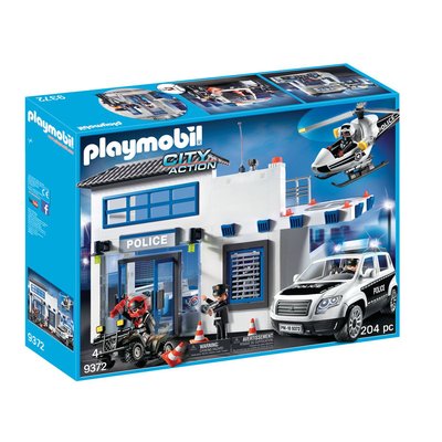 Playmobil 9372 poste de police et véhicules-  - city action - 0 0 PLAYMOBIL