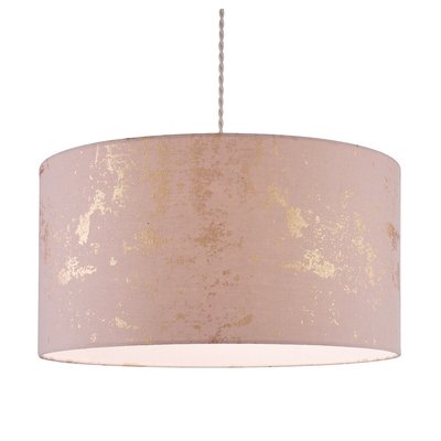 Pink with Metallic Splatter Effect Ceiling Shade SO'HOME