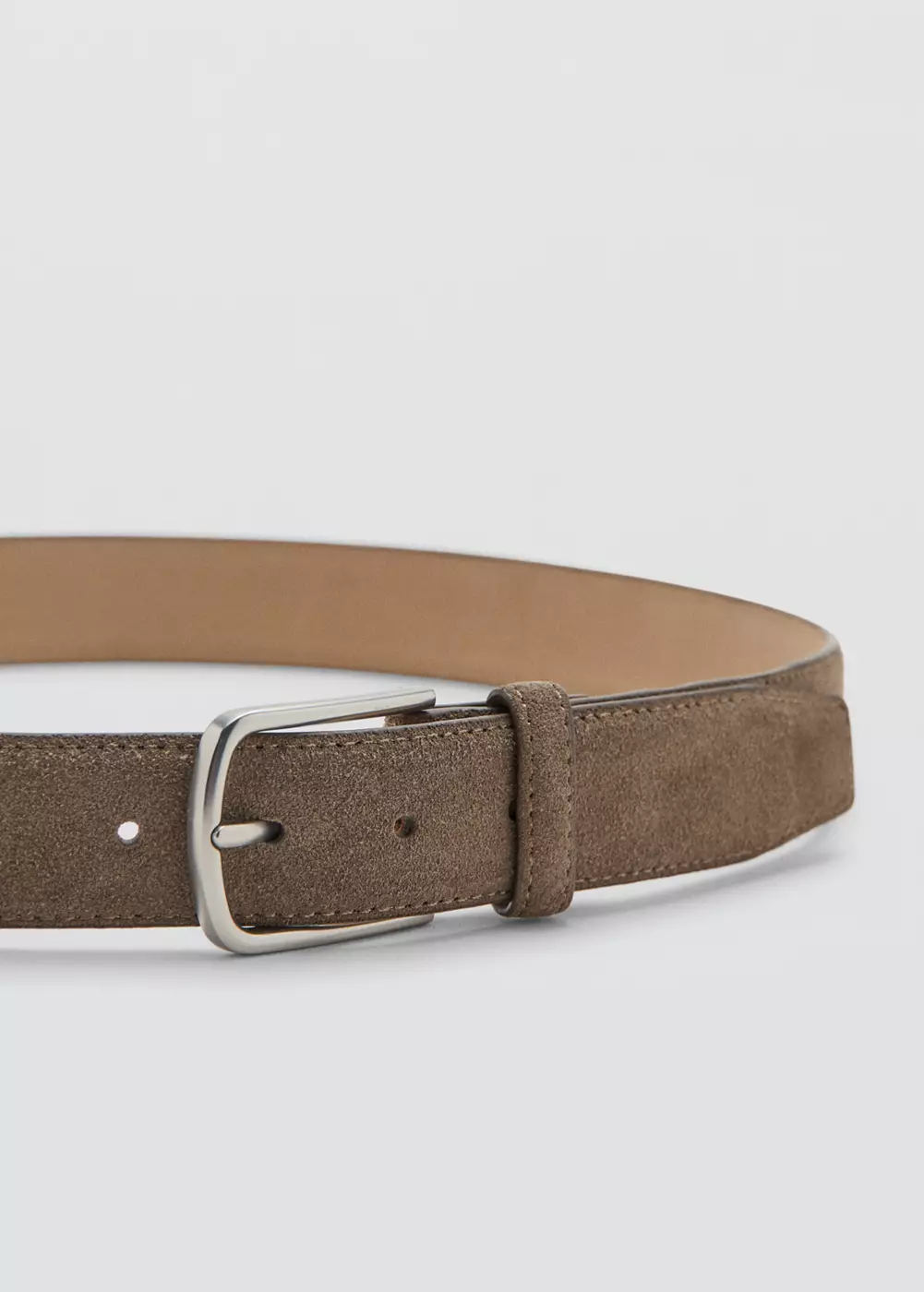 Ceinture cuir nappa, MANGO MAN