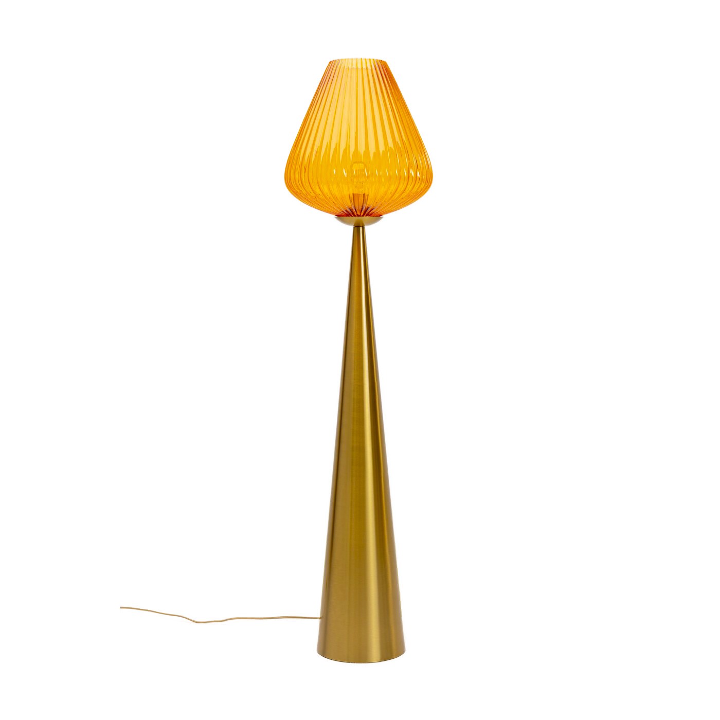 Lampadaire en verre et acier, GENIE, KARE DESIGN
