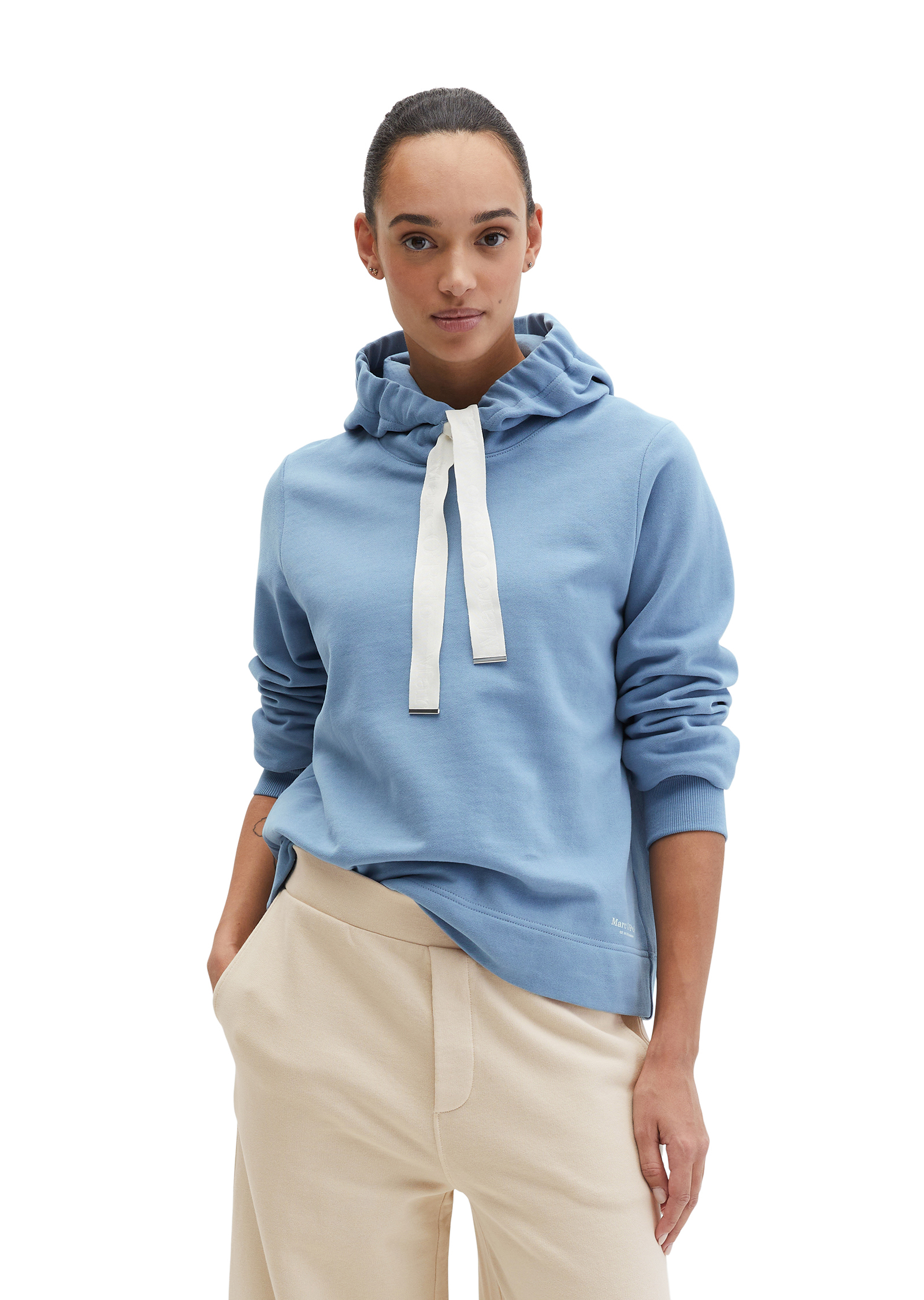 DfC Hoodie relaxed avec surface peignée, MARC O'POLO