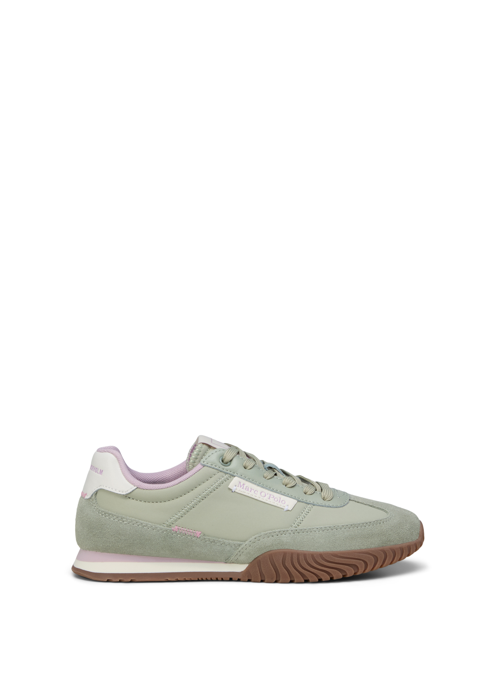 Baskets Modèle Gustafina en cuir et en nylon, MARC O'POLO