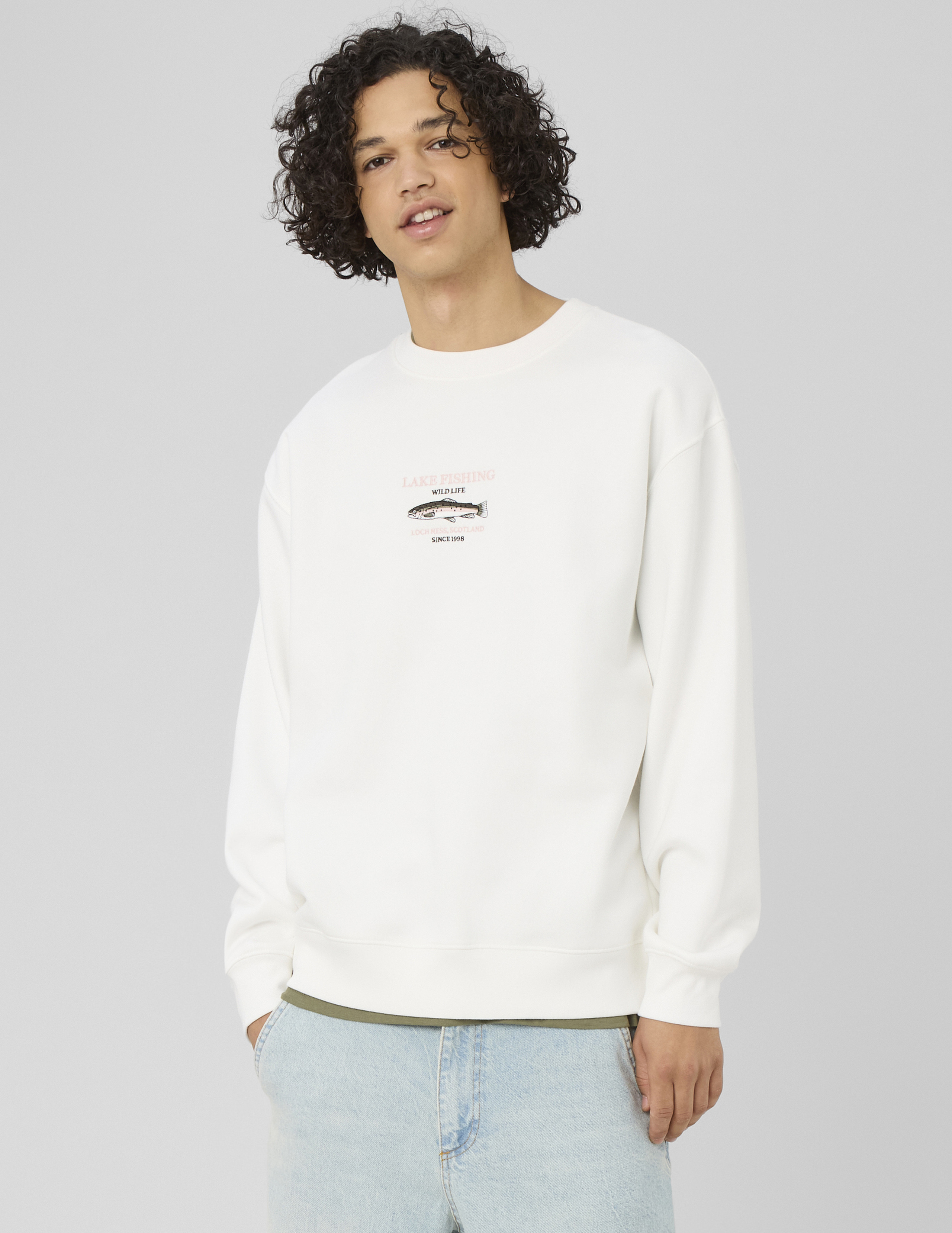 Sweat broderie poitrine, BZB