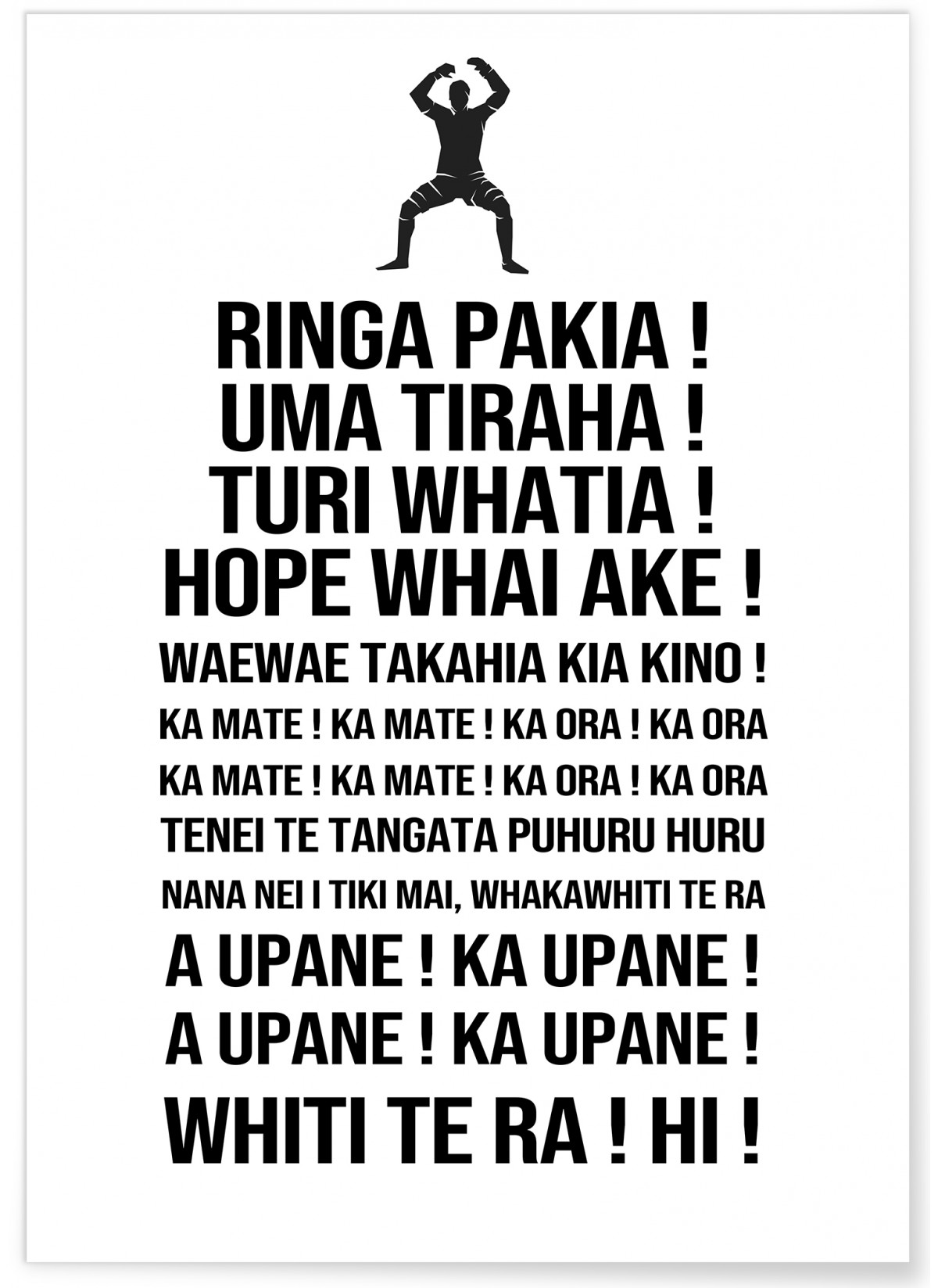 Affiche Haka, L'AFFICHERIE