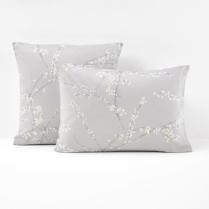 Natsumi Floral 100% Cotton Satin 200 Thread Count Pillowcase LA REDOUTE INTERIEURS image