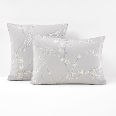 Natsumi Floral 100% Cotton Satin 200 Thread Count Pillowcase LA REDOUTE INTERIEURS