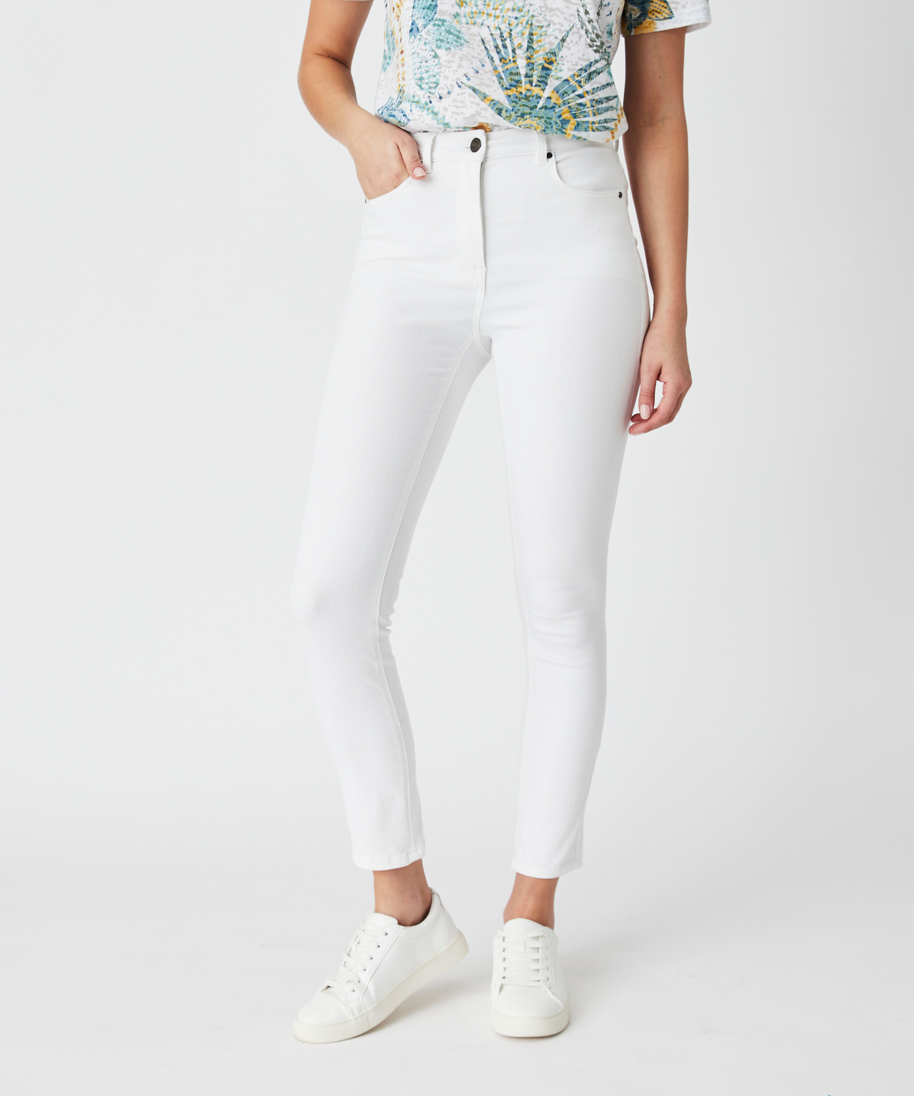 Jean slim 7/8ème 5 poches Perfect Fit - Standard, DAMART