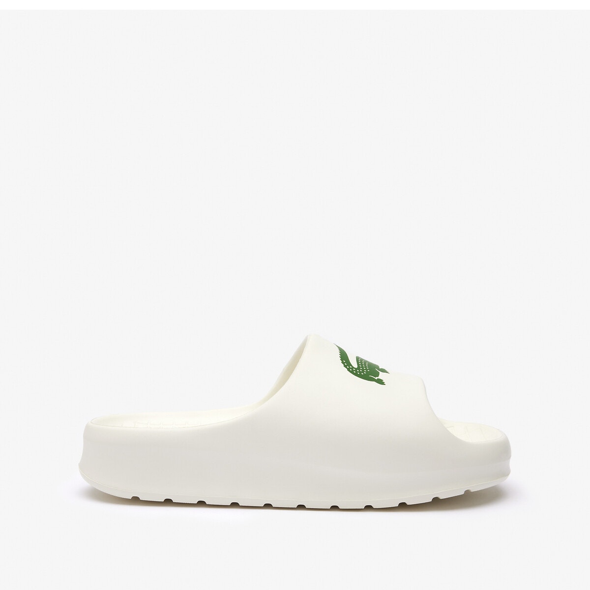 Claquettes serve slide 2.0 beige vert Lacoste La Redoute