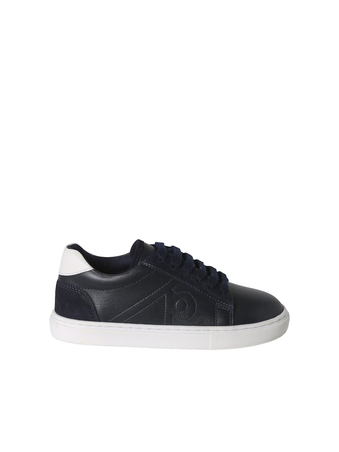 Baskets en cuir, VERTBAUDET