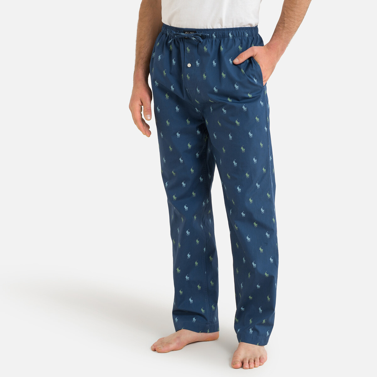 POLO Ralph Lauren pyjamabroek met all over print blauw online kopen