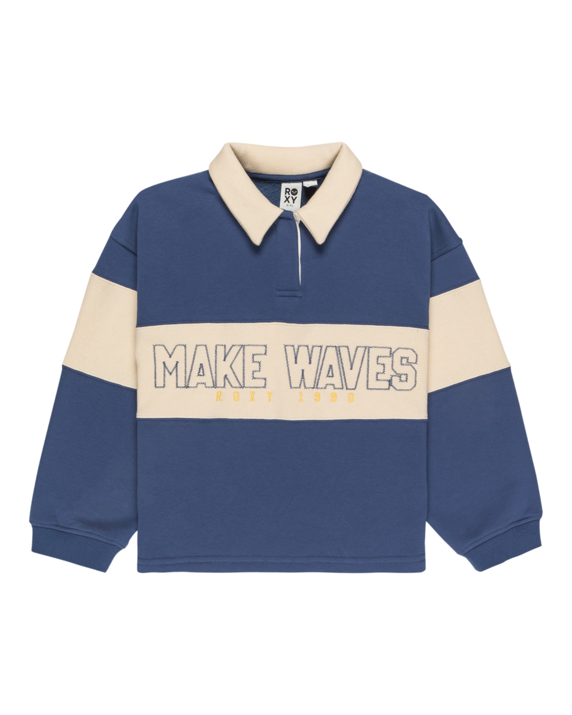 Sweat en blocs de couleurs avec col en couleur contrastée ICONIC WAVES., ROXY