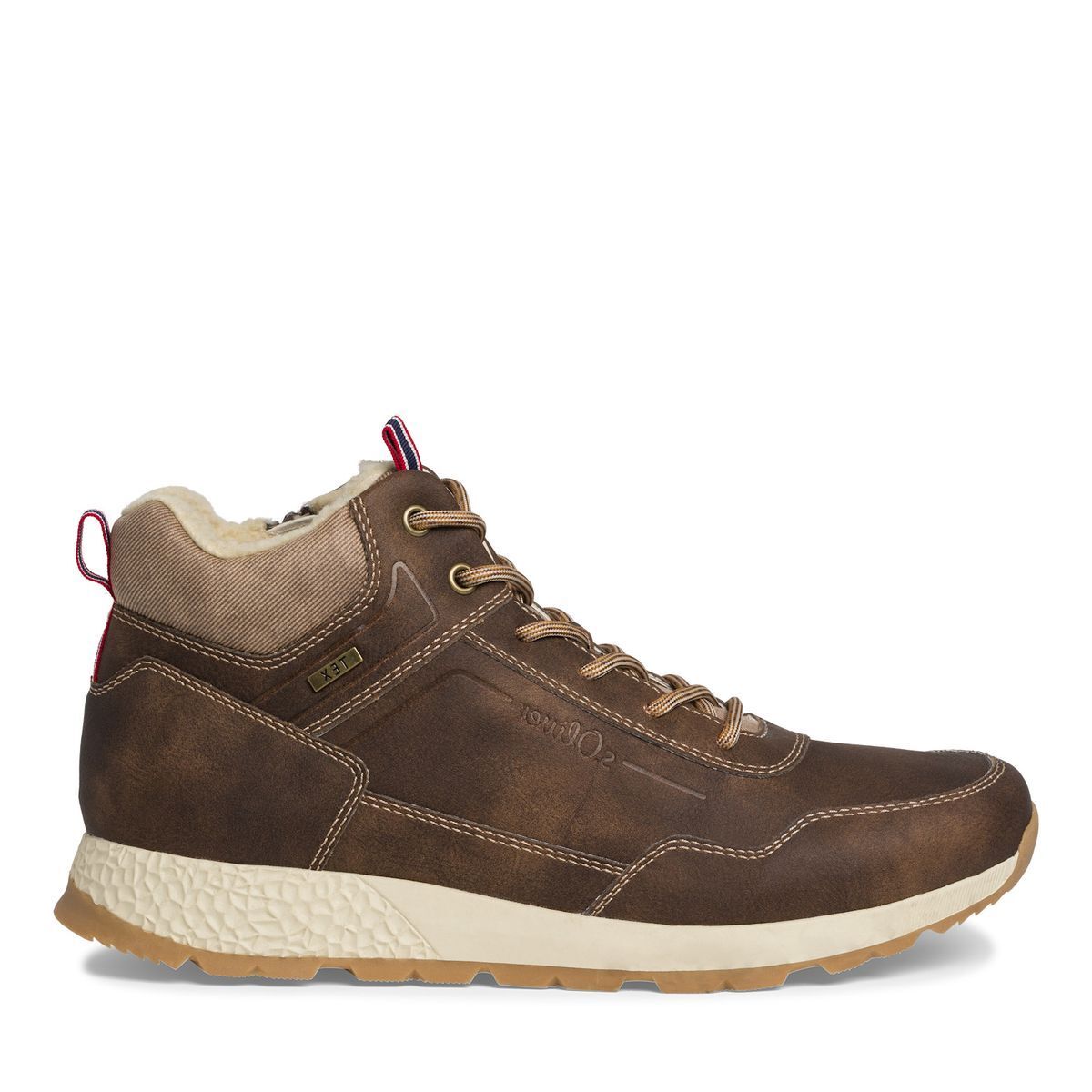 Basket homme marron combin S.Oliver La Redoute