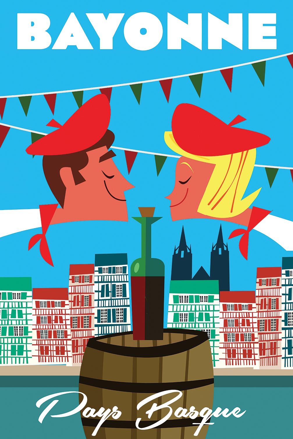 Tableau les fêtes du pays basque, HEXOA