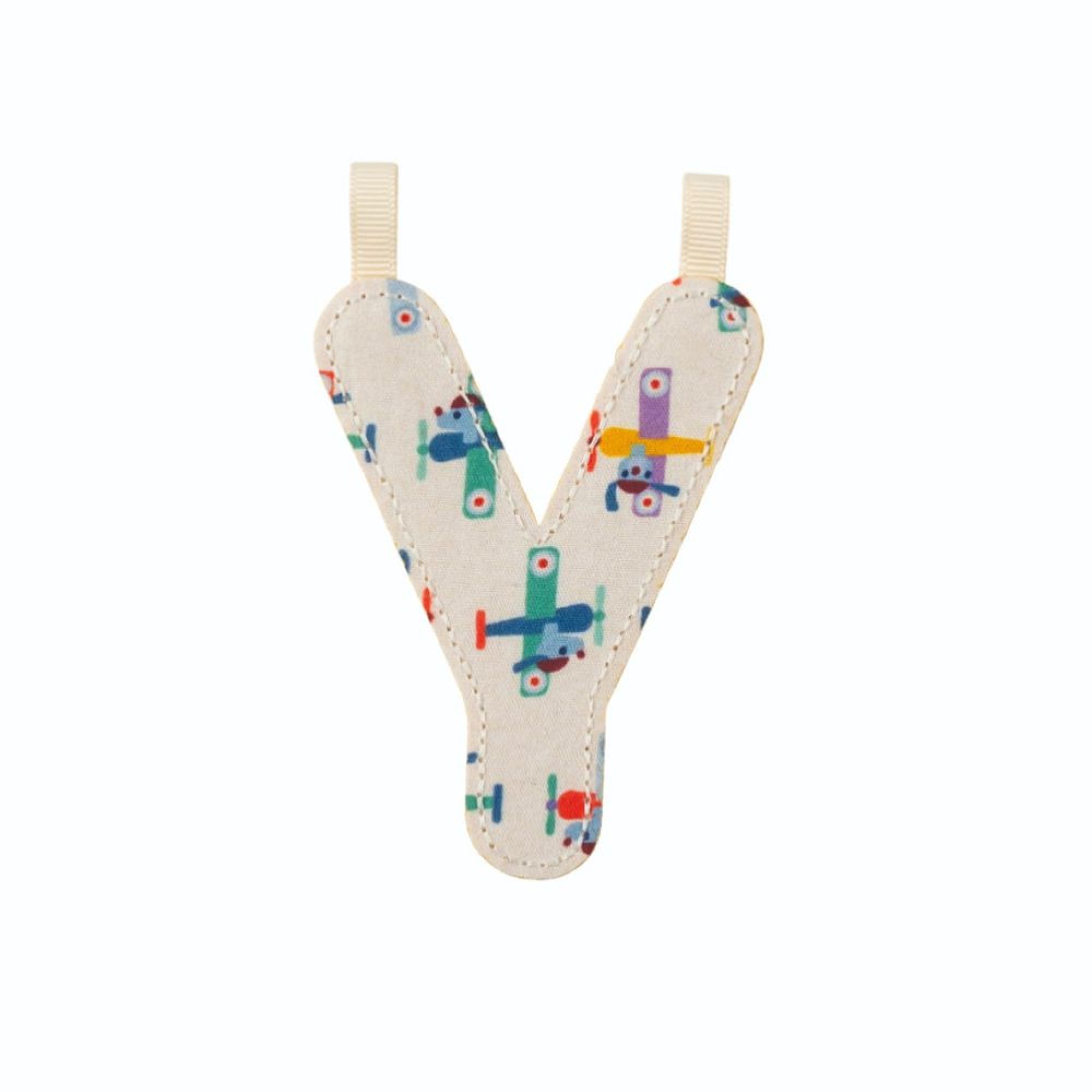 Lettre en tissu phosphorescente Y, LILLIPUTIENS