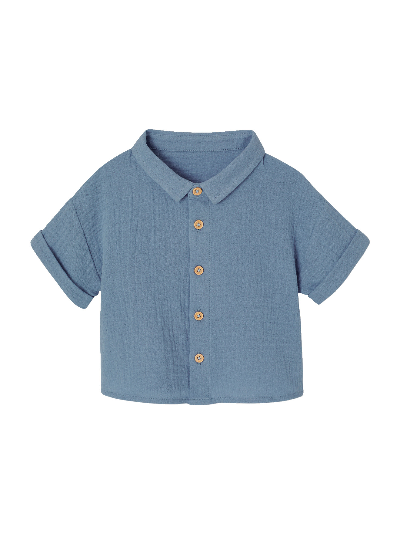Chemise bébé en gaze de coton, VERTBAUDET