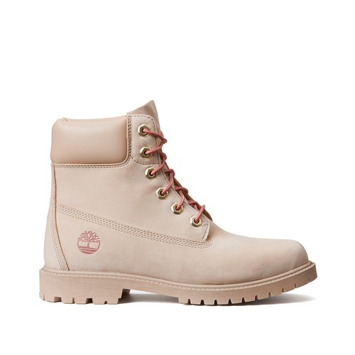bt w ankle boots in leather, beige, Timberland | La Redoute
