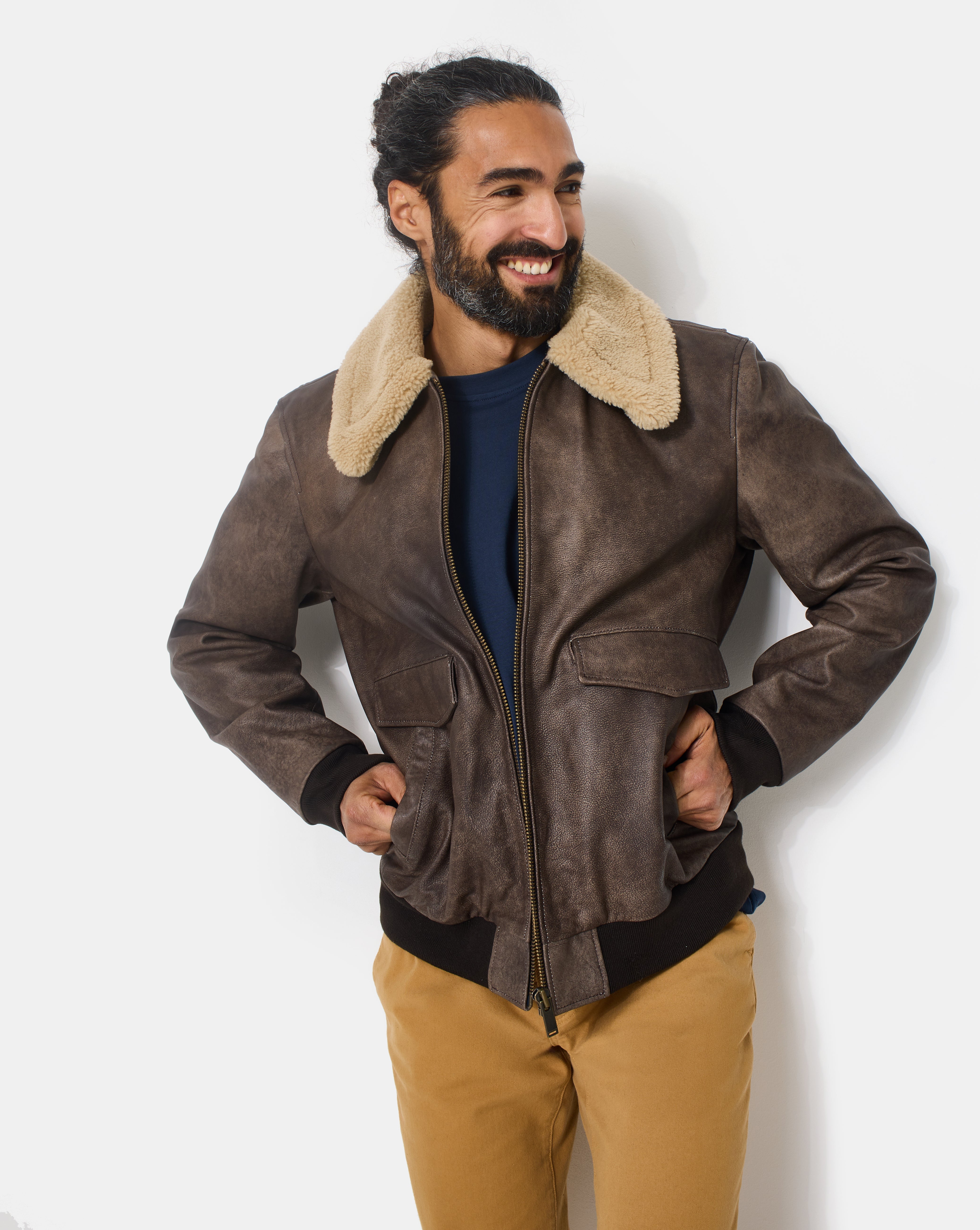 Veste en cuir PILOT CUIR, CHEVIGNON
