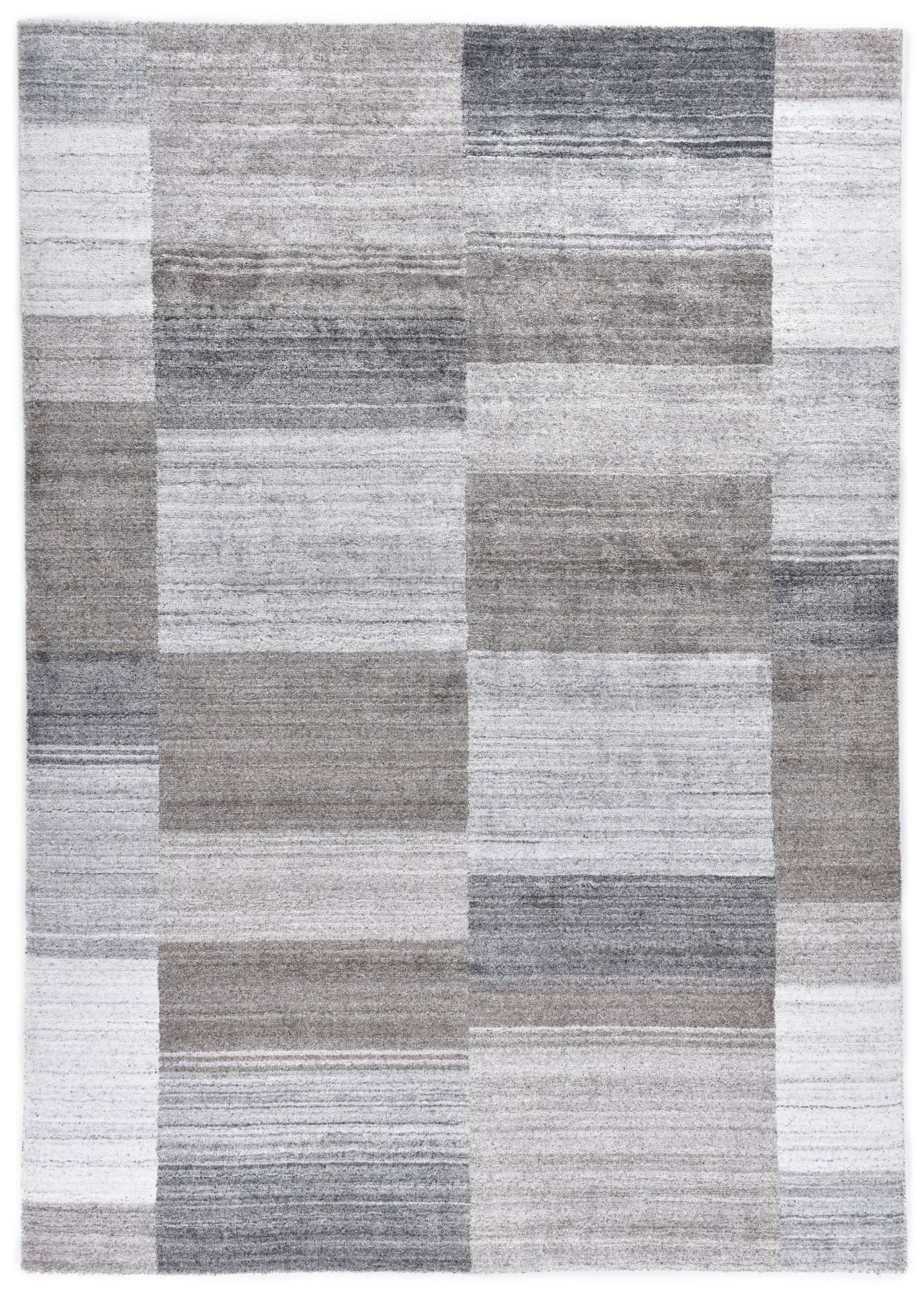 Tapis salon Montana Luxury fait main, viscose, THEKO