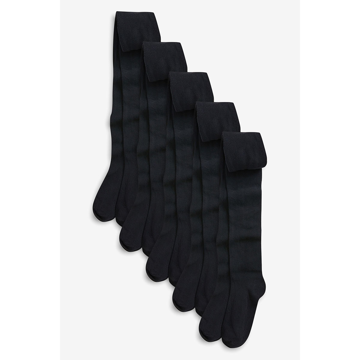 Lot De 5 Collants D'école NEXT - Coton Majoritaire, Confortables, Lavables Machine - Pour Uniforme Scolaire