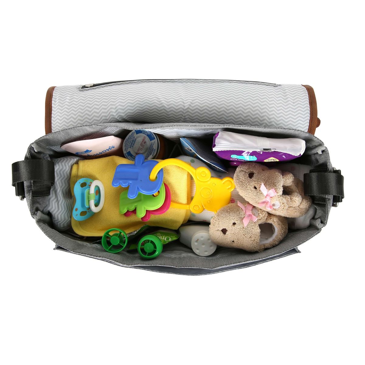 Sac langer messenger gris Outlander La Redoute