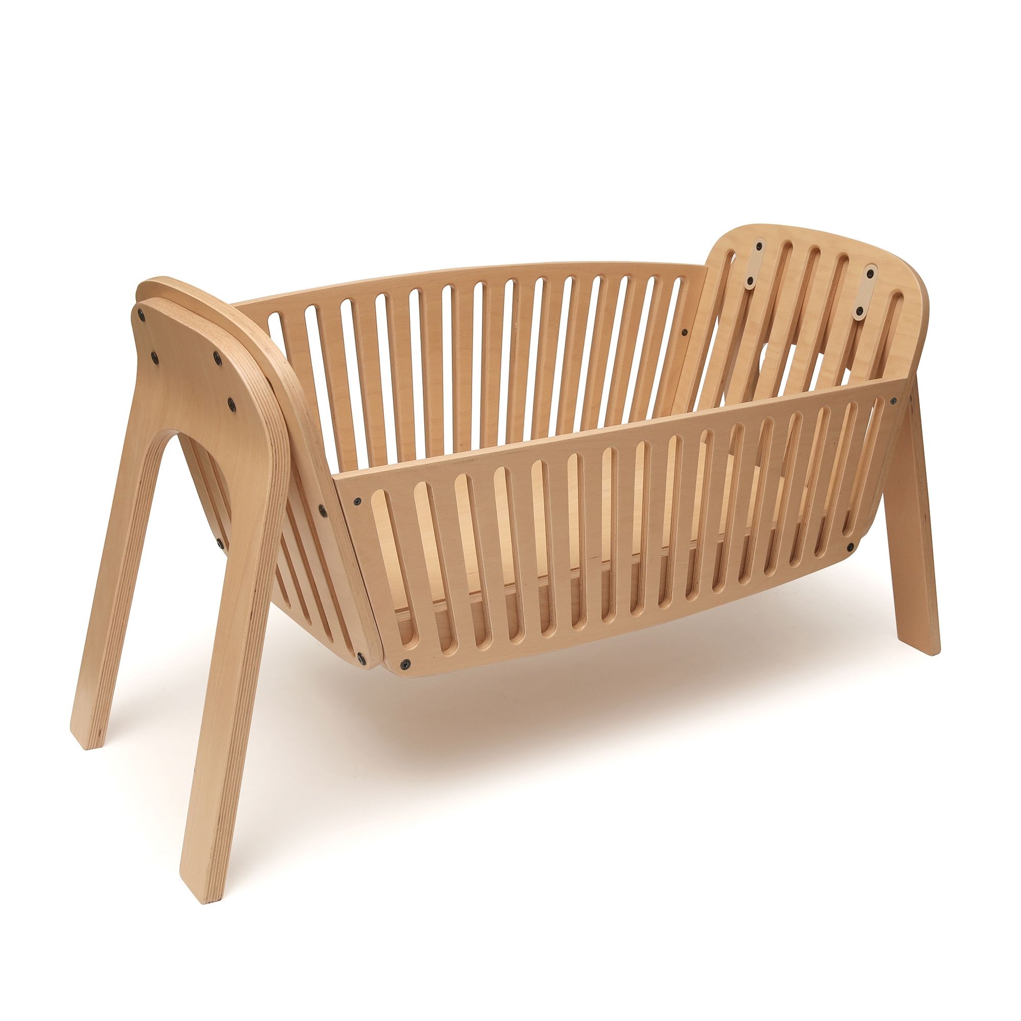 Berceau cododo KODO en hêtre + matelas en mousse, CHARLIE CRANE