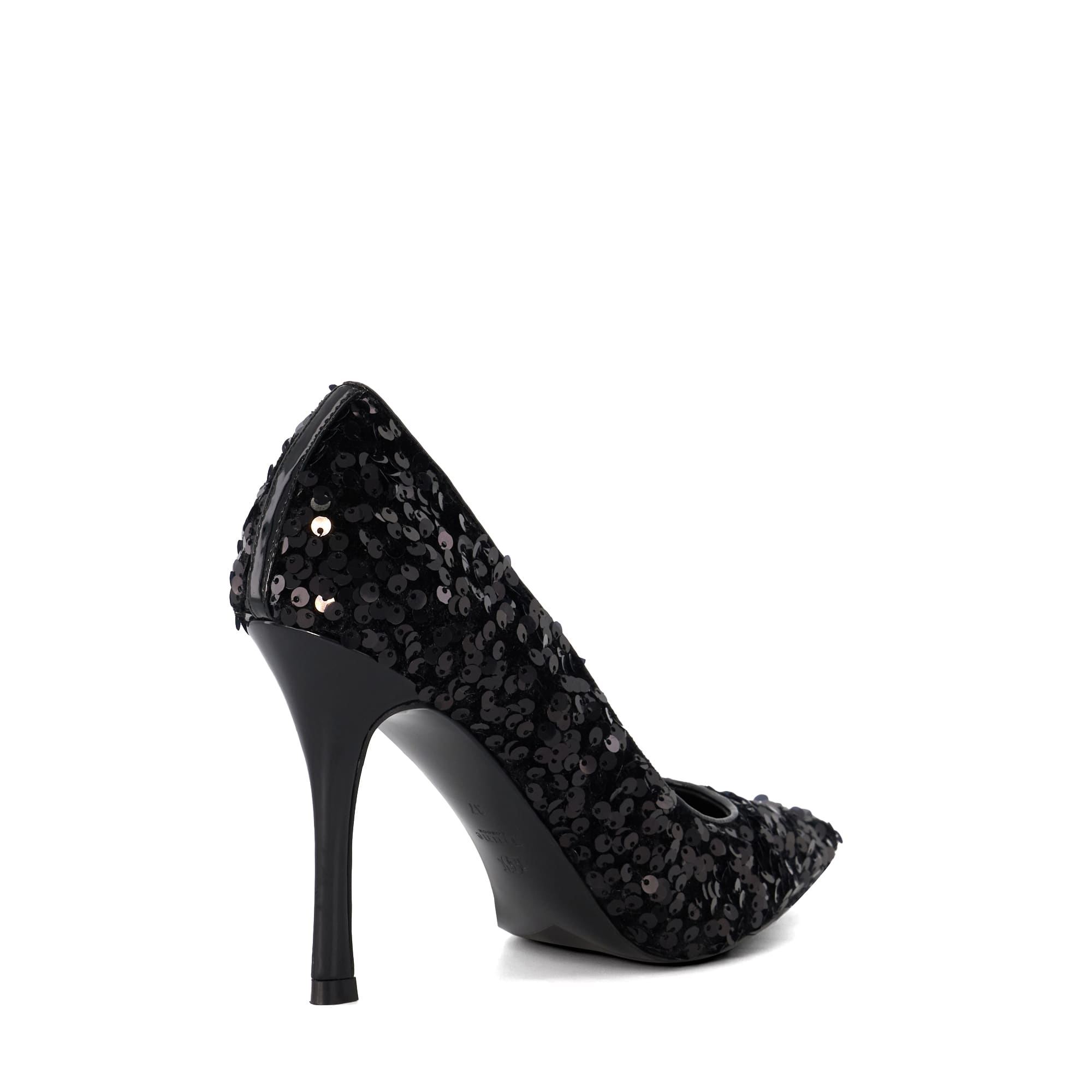Escarpin noir pailleté shop