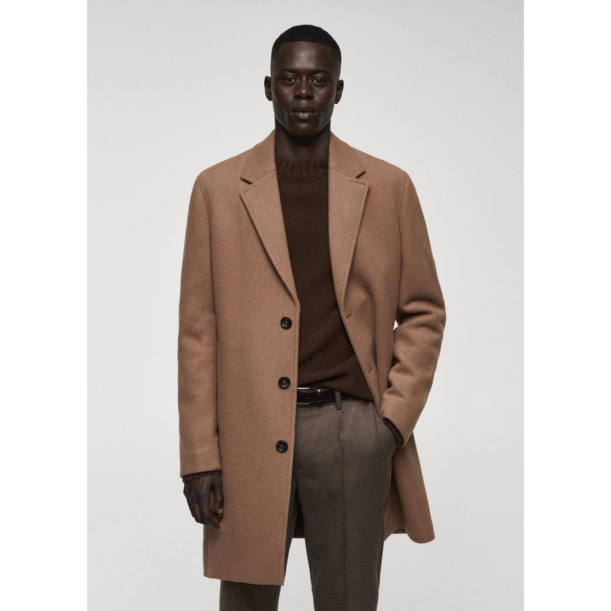Manteau laine camel outlet