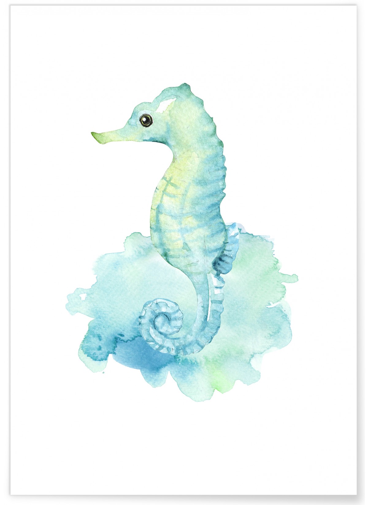 Affiche Enfant Hippocampe, L'AFFICHERIE