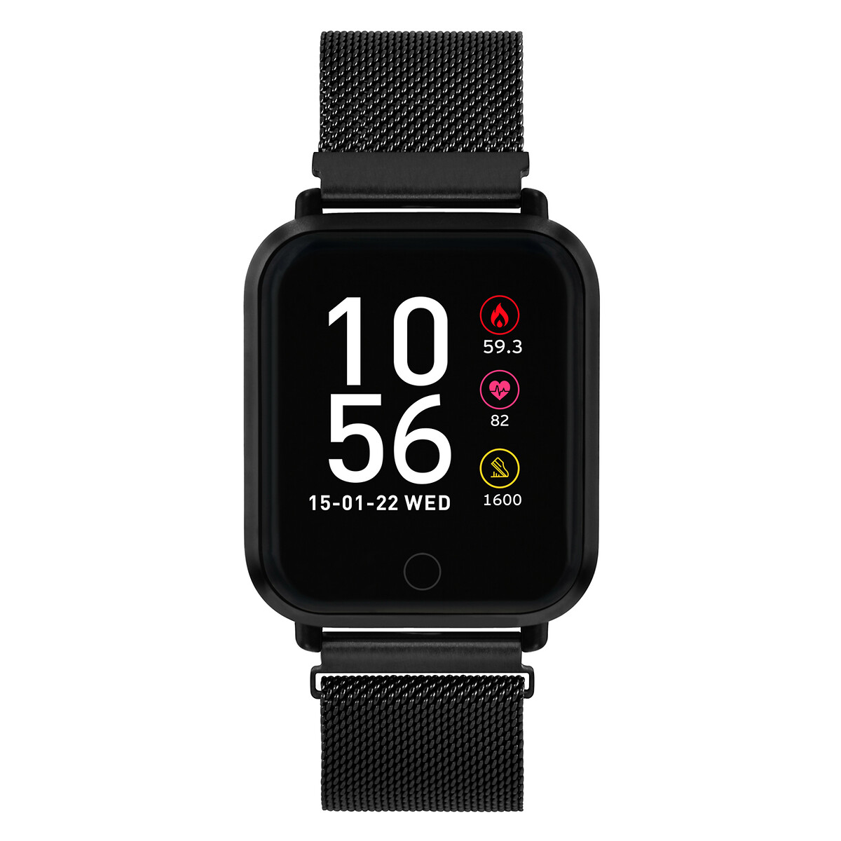 Series 6 GPS Smart Watch with Heart Rate and Mesh Strap